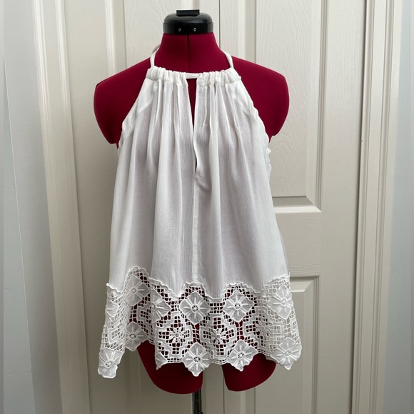 Free People crochet lace halter - size M - Picture 1 of 6